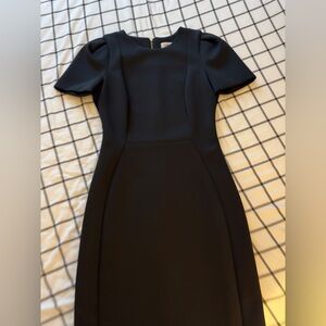 Calvin Klein Elegant Black Midi Dress